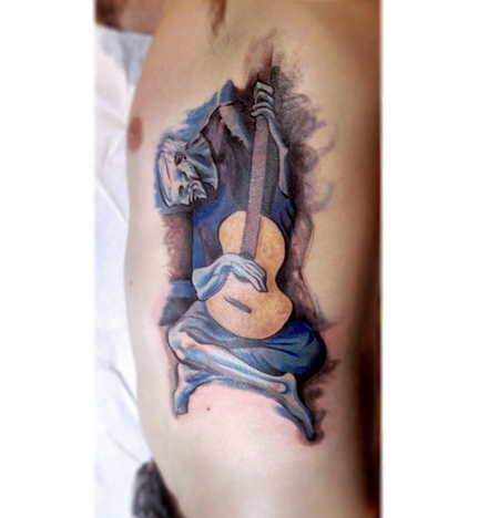 Tattoos - The Old Guitarist - 108961